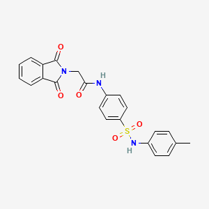 2-(1,3-DIOXO-2,3-DIHYDRO-1H-ISOINDOL-2-YL)-N-{4-[(4-METHYLPHENYL)SULFAMOYL]PHENYL}ACETAMIDE