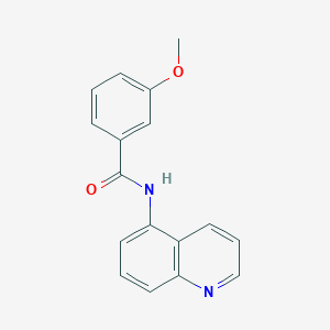 3-methoxy-N-(quinolin-5-yl)benzamide