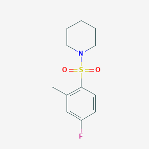 1-(4-FLUORO-2-METHYLBENZENESULFONYL)PIPERIDINE