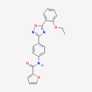 N-{4-[5-(2-ethoxyphenyl)-1,2,4-oxadiazol-3-yl]phenyl}-2-furamide