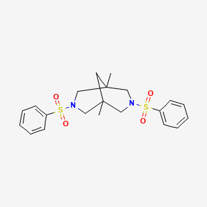 1,5-dimethyl-3,7-bis(phenylsulfonyl)-3,7-diazabicyclo[3.3.1]nonane