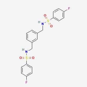 N,N'-[1,3-phenylenebis(methylene)]bis(4-fluorobenzenesulfonamide)