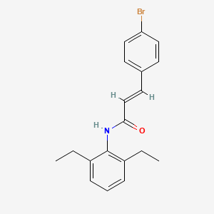 3-(4-bromophenyl)-N-(2,6-diethylphenyl)acrylamide