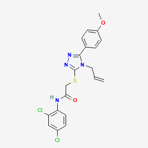 N-(2,4-dichlorophenyl)-2-{[5-(4-methoxyphenyl)-4-(prop-2-en-1-yl)-4H-1,2,4-triazol-3-yl]sulfanyl}acetamide