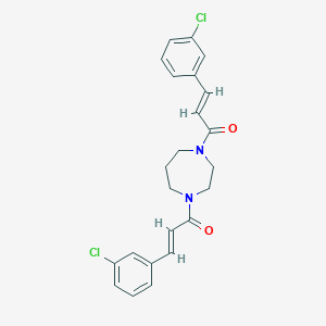 1,4-bis[3-(3-chlorophenyl)acryloyl]-1,4-diazepane