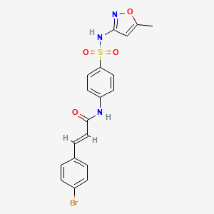 3-(4-bromophenyl)-N-(4-{[(5-methyl-3-isoxazolyl)amino]sulfonyl}phenyl)acrylamide