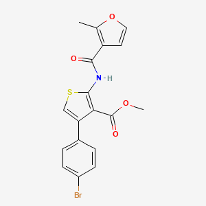 METHYL 4-(4-BROMOPHENYL)-2-(2-METHYLFURAN-3-AMIDO)THIOPHENE-3-CARBOXYLATE