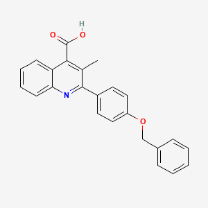 2-[4-(Benzyloxy)phenyl]-3-methylquinoline-4-carboxylic acid