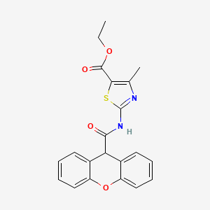 ethyl 4-methyl-2-[(9H-xanthen-9-ylcarbonyl)amino]-1,3-thiazole-5-carboxylate