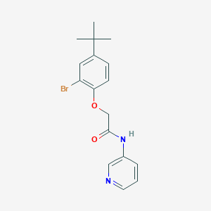 2-(2-bromo-4-tert-butylphenoxy)-N-3-pyridinylacetamide