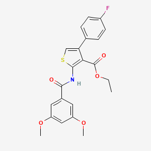 ETHYL 2-(3,5-DIMETHOXYBENZAMIDO)-4-(4-FLUOROPHENYL)THIOPHENE-3-CARBOXYLATE