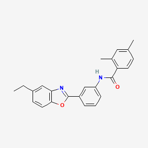 N-[3-(5-ethyl-1,3-benzoxazol-2-yl)phenyl]-2,4-dimethylbenzamide