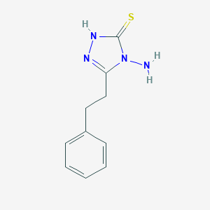 molecular formula C10H12N4S B362103 4-amino-5-(2-phenylethyl)-4H-1,2,4-triazole-3-thiol CAS No. 93073-17-7