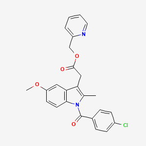 (pyridin-2-yl)methyl 2-[1-(4-chlorobenzoyl)-5-methoxy-2-methyl-1H-indol-3-yl]acetate