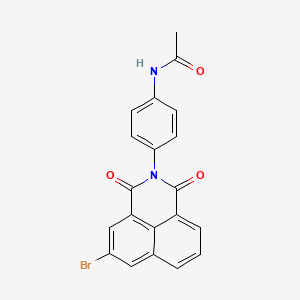 N-[4-(5-bromo-1,3-dioxo-1H-benzo[de]isoquinolin-2(3H)-yl)phenyl]acetamide