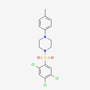 1-(4-Methylphenyl)-4-(2,4,5-trichlorophenyl)sulfonylpiperazine