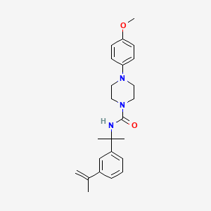 N-[1-(3-isopropenylphenyl)-1-methylethyl]-4-(4-methoxyphenyl)-1-piperazinecarboxamide