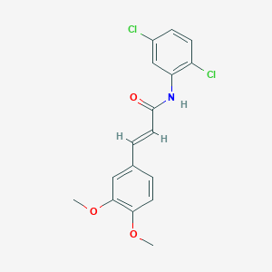 (2E)-N-(2,5-dichlorophenyl)-3-(3,4-dimethoxyphenyl)prop-2-enamide