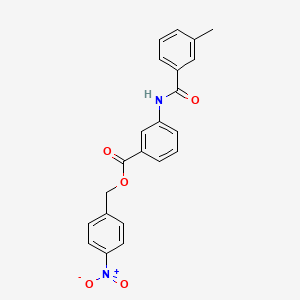 4-nitrobenzyl 3-[(3-methylbenzoyl)amino]benzoate