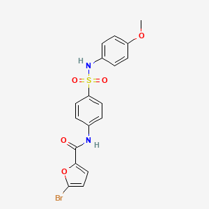 5-bromo-N-(4-{[(4-methoxyphenyl)amino]sulfonyl}phenyl)-2-furamide