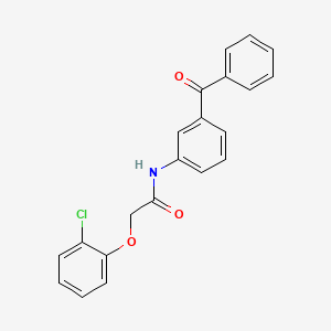 N-(3-benzoylphenyl)-2-(2-chlorophenoxy)acetamide