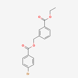 ethyl 3-{[(4-bromobenzoyl)oxy]methyl}benzoate