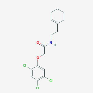 N-[2-(1-cyclohexen-1-yl)ethyl]-2-(2,4,5-trichlorophenoxy)acetamide