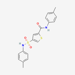 N-(4-methylphenyl)-4-{[(4-methylphenyl)amino]sulfonyl}-2-thiophenecarboxamide