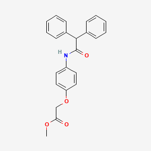 methyl {4-[(diphenylacetyl)amino]phenoxy}acetate