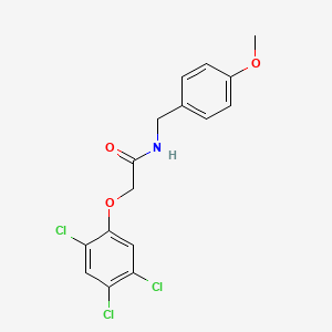 N-(4-methoxybenzyl)-2-(2,4,5-trichlorophenoxy)acetamide