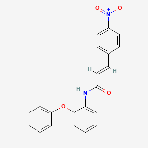 (2E)-3-(4-nitrophenyl)-N-(2-phenoxyphenyl)prop-2-enamide