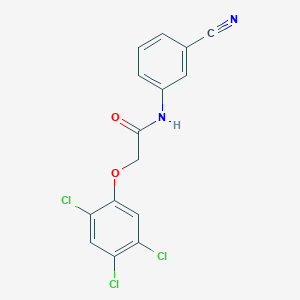 N-(3-cyanophenyl)-2-(2,4,5-trichlorophenoxy)acetamide