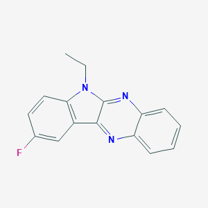 molecular formula C16H12FN3 B362250 6-ethyl-9-fluoro-6H-indolo[2,3-b]quinoxaline CAS No. 696631-43-3