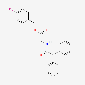 4-Fluorobenzyl 2-[(2,2-diphenylacetyl)amino]acetate