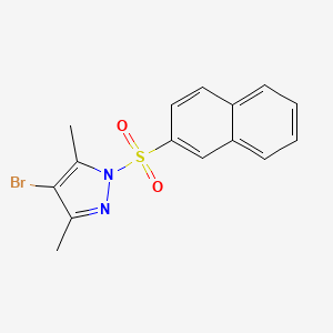 4-BROMO-3,5-DIMETHYL-1H-PYRAZOL-1-YL (2-NAPHTHYL) SULFONE