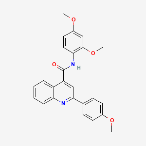 N-(2,4-dimethoxyphenyl)-2-(4-methoxyphenyl)quinoline-4-carboxamide