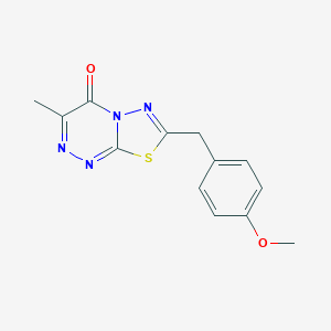 molecular formula C13H12N4O2S B362255 7-(4-methoxybenzyl)-3-methyl-4H-[1,3,4]thiadiazolo[2,3-c][1,2,4]triazin-4-one CAS No. 892675-59-1