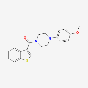 1-BENZOTHIOPHEN-3-YL[4-(4-METHOXYPHENYL)PIPERAZINO]METHANONE