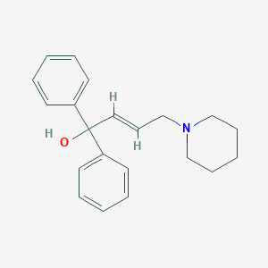 molecular formula C21H25NO B362269 (2E)-1,1-diphenyl-4-(piperidin-1-yl)but-2-en-1-ol CAS No. 972-03-2
