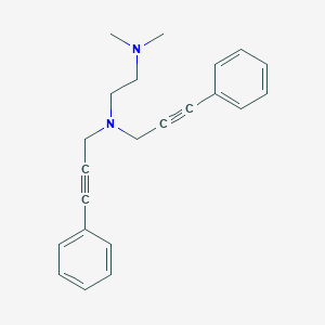 molecular formula C22H24N2 B362270 N-{2-[bis(3-phenyl-2-propynyl)amino]ethyl}-N,N-dimethylamine CAS No. 788816-89-7