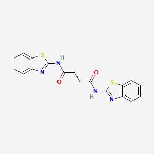 N,N'-bis(1,3-benzothiazol-2-yl)butanediamide