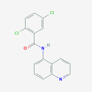 molecular formula C16H10Cl2N2O B362284 2,5-dichloro-N-quinolin-5-ylbenzamide CAS No. 879019-74-6