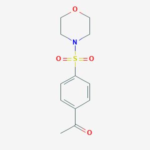 molecular formula C12H15NO4S B362294 1-[4-(Morpholine-4-sulfonyl)-phenyl]-ethanone CAS No. 58722-35-3