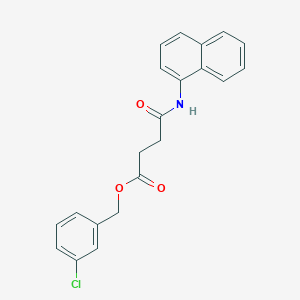 3-chlorobenzyl 4-(1-naphthylamino)-4-oxobutanoate