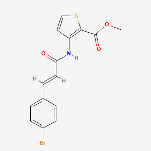 methyl 3-{[3-(4-bromophenyl)acryloyl]amino}-2-thiophenecarboxylate