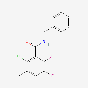 N-benzyl-2-chloro-5,6-difluoro-3-methylbenzamide