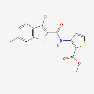 METHYL 3-{[(3-CHLORO-6-METHYL-1-BENZOTHIOPHEN-2-YL)CARBONYL]AMINO}-2-THIOPHENECARBOXYLATE