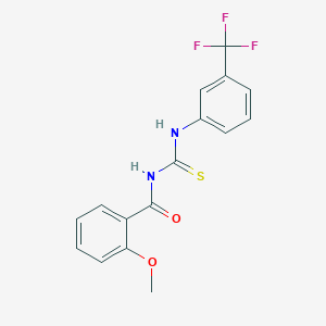 2-methoxy-N-({[3-(trifluoromethyl)phenyl]amino}carbonothioyl)benzamide