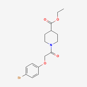 ethyl 1-[(4-bromophenoxy)acetyl]-4-piperidinecarboxylate