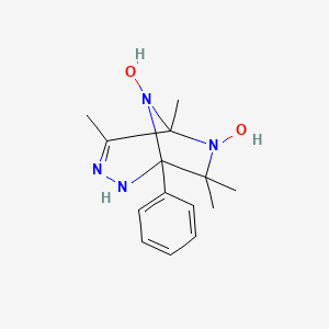 4,5,7,7-tetramethyl-1-phenyl-2,3,6,8-tetraazabicyclo[3.2.1]oct-3-ene-6,8-diol